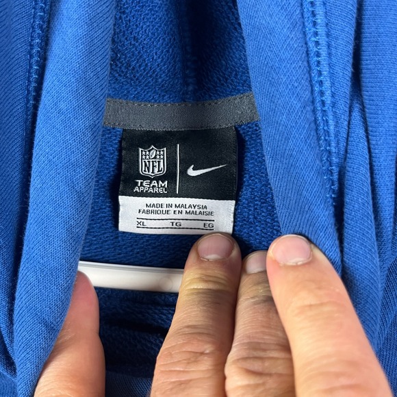 Nike Indianapolis Colts Hoodie Womens XL Blue Cowl High Neck‎ NFL Team Apparel - Picture 11 of 12